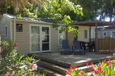 Image de ZEcamping 4* espace aquatique 3km plage club enfant mobil-home Tv clim