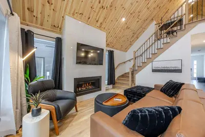 Image de Entracte Spa prive Vue sur le boise Chalet premium pour 10 personnes