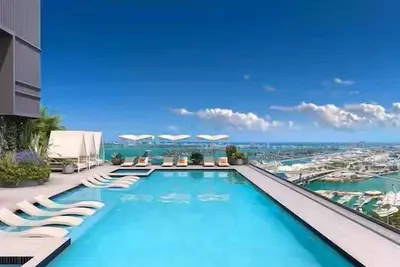 Image de New Luxury 1br/2ba • Sleeps 5 • Pool • High Floor