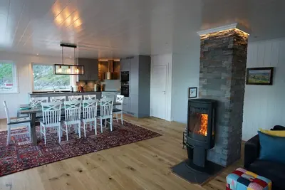 Image de Lofoten panoramic luxury home with sauna