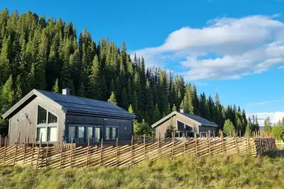 Image de Modern mountain cabin in Tisleidalen, Golsfjellet