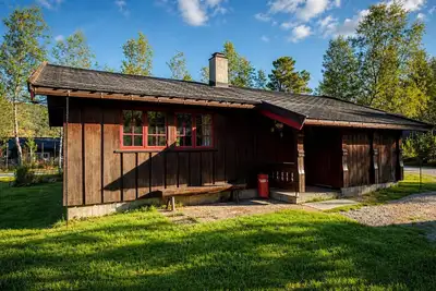 Image de Briskebu, cosy cabin by ski slopes