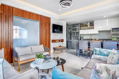 Image de Charming beach apartment with pool and beach access, full kitchen and WiFi