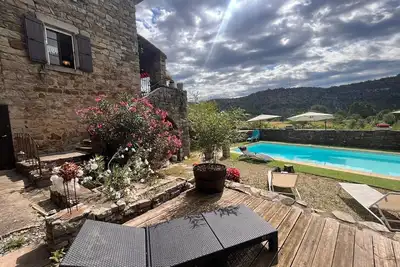 Image de Maison de vacances le \"Mas de Jallet\" avec vue sur les collines, piscine privée et Wifi