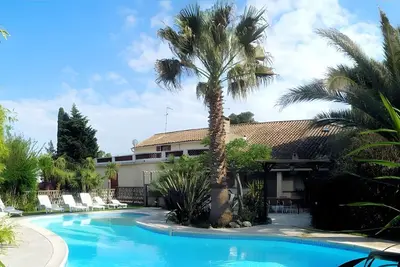Image de Maison de vacances l'Oasis avec piscine pour 16 personnes