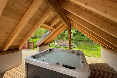 Image de Le ské chalet, Spa privatif, terrain clôturé, garage, animaux acceptés