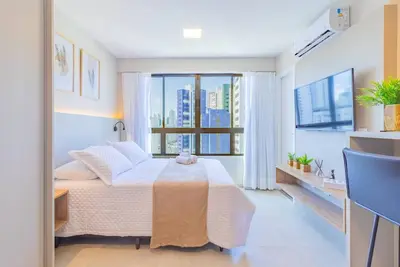 Allure Residence Boa Viagem- Studio com piscina