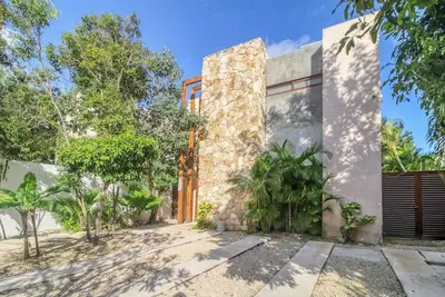 Tulum hideaway with a private plunge pool, oasis yard, & full kitchen