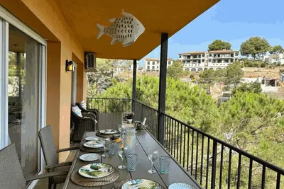 Belle maison avec vue sur la mer