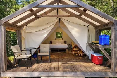 Image de Hilltop Glamping Near Halifax, Bay of Fundy | Sunset Views + Open-air Shower