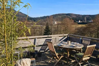 Image de Duplex terrasse panoramique avec piscine et sauna - Sous les étoiles