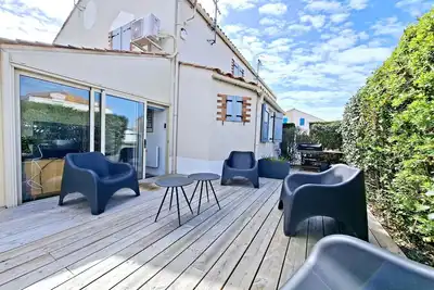 Image de Maison de vacances « La Maison De Marion » avec terrasse privée, Wi-Fi et climatisation