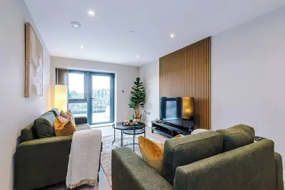 Image de Luxury 2 Bed 2 Bath Apartment Leeds City Centre Private Terrace Free Parking