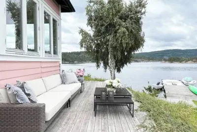 Image de Waterfront Retreat - Frontline Oslofjord | Small boat included | Fireplace