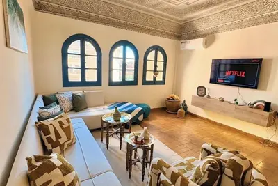 Image de Spacious and Stylish 2-bedroom apartment with 2 balconies in Hivernage/Gueliz