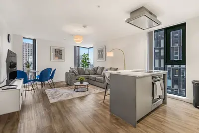 Image de Broad Street 2 Bed Apt |24hr Gym| Netflix+Parking