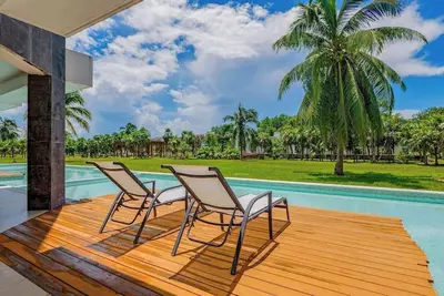 Image de Modern apartment in Playa del Carmen with pool, fitness room  &  Ac