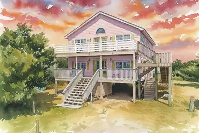 Image de 4br Eco-Luxe Island Beach House for Family Fun and Relaxation on Nc Outer Banks