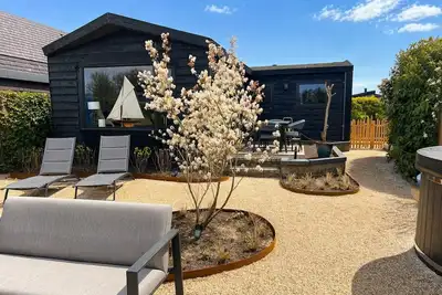 Image de `t Blauwe Huysje at the waterfront including sauna and hot tub