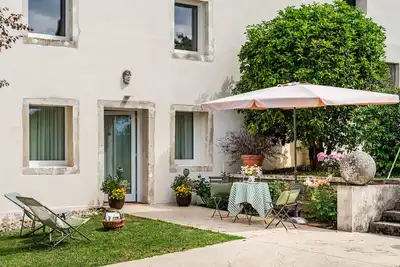 Image de Suite-Famille-Sdb privée avec douche-Vue sur Jardin