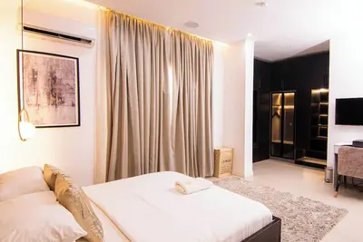 Image de Cozy 2-bedroom apartment in charming Lekki with cinema and Ps5