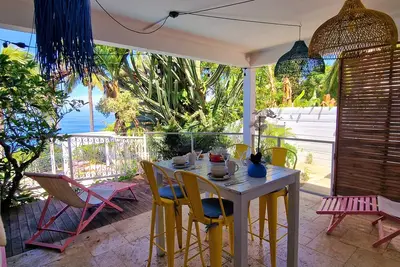 Image de Appartement Le Bel avec terrasse, vue imprenable sur l’océan et la piscine