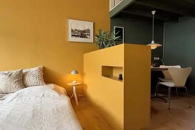 Image de Guest room for 2 people in a former village school with sculptor's studio.