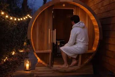 Image de Luxury Wooden Wellness Forest House with Sauna -Amora 174
