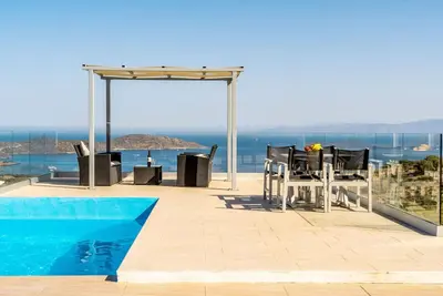 Image de Seaview Villa Private Pool & Bbq, 1km from Elounda