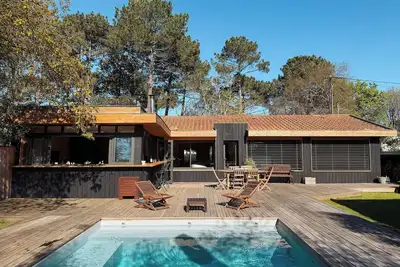 Image de Villa Celine avec piscine privée pour 6 personnes à Andernos Les Bains