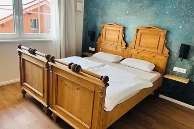 Image de Large gallery apartment with balcony, home cinema, garden, centrally located in the Allgäu