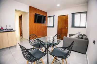 Image de Apartment one block from the 3rd ring road, only 20 minutes from the San Marcos fair.