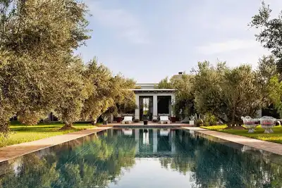 Image de Belle maison de vacances avec climatisation, piscine privée, Wifi, Tv, patio et vue panoramique