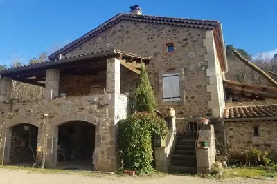 Image de Maison de vacances « Le Mas Des Mûriers en Cévennes » avec vue montagne, terrasse partagée et Wi-Fi
