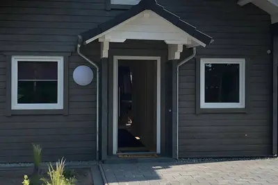 Image de Maison de vacances au lac Harkebrügger : vue sur le lac, terrasse privée et Wi-Fi