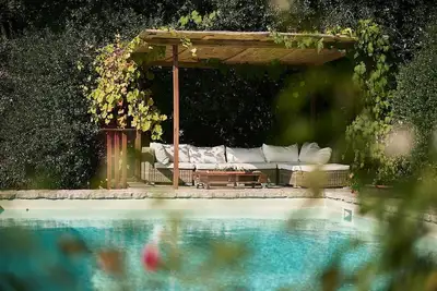 Image de Merveilleuse maison de vacances privée avec piscine privée, Wifi, climatisation, Tv, patio
