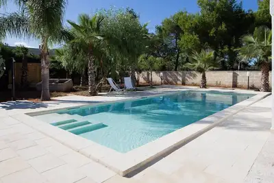 Image de Belle maison de vacances avec piscine privée, Wifi, climatisation, Tv, patio, près de Gallipoli