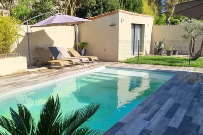 Image de Maison moderne et climatisée avec piscine privatisee   6 couchages