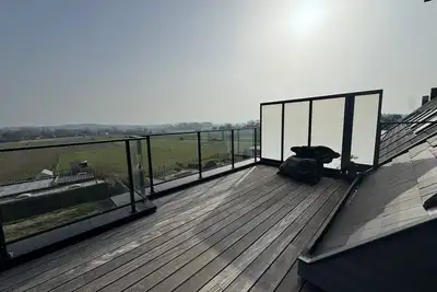 Image de Newly built apartment with beautiful spacious sun terrace - view of Pajottenland