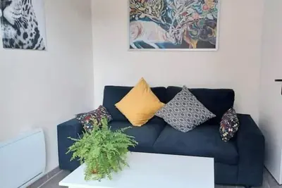 Image de Charmant T1 rénové avec terrasse privée à 15 km de Bayonne