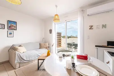 Les Flots de Linguizzetta - Terrasse vue sur mer