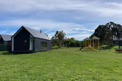 Fully equipped cabin in Chiloé, steps from the beach