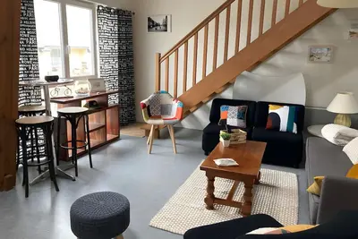 Image de À louer joli duplex centre-ville, à 5 km des côtes