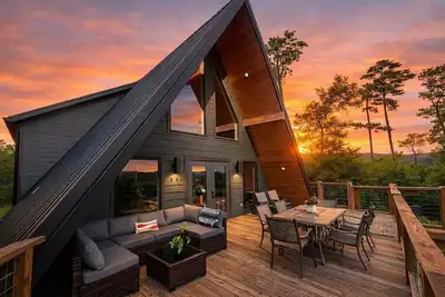 Image de Starfall A-Frame Hot tub + View + Firepit