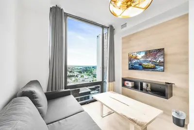 Image de Luxury New Condo+HighRise Building+2bd+2tv+Laundry