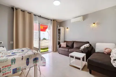 Image de Appartement 'Salou Beach' avec vue sur mer, Wi-Fi et climatisation