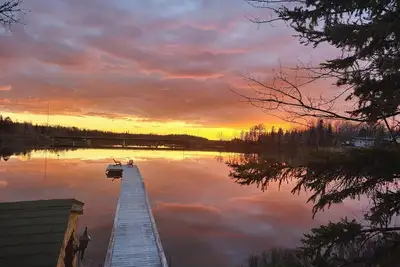 Image de Superbe chalet avec vue et accès privilégié au lac Preissac – Animaux acceptés