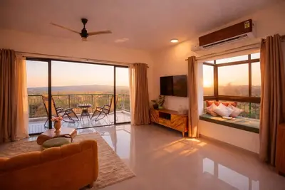 Image de Sukoon: Palolem - South Goa - Valley-View 1bhk with Pool & Panoramic Sunroom