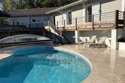 Image de Maison 6 personnes avec piscine Villa Itsas Mendi\nvue montagnes