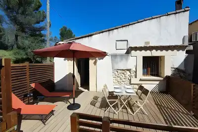 Image de Appartement « Domaine De Meyrol - Gîte 4 » avec vue montagne, Wi-Fi et climatisation
